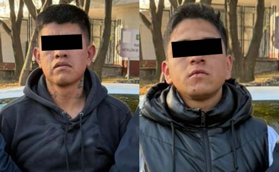 Detienen a dos sujetos presuntamente relacionados con robo de dinero a ciudadano en alcaldía Álvaro Obregón; víctima pretendía comprar auto.
Foto: Especial.