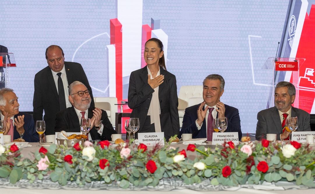 Durante la primera reunión que tuvo Sheinbaum con empresarios del Consejo Coordinador Empresarial (CCE), el presidente de dicho organismo, Francisco Cervantes, dio a conocer algunas empresas y el monto que aportarán de inversión. Foto: CCE