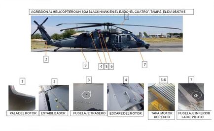 Atacan helicóptero de la Marina en límites de Tamaulipas y NL