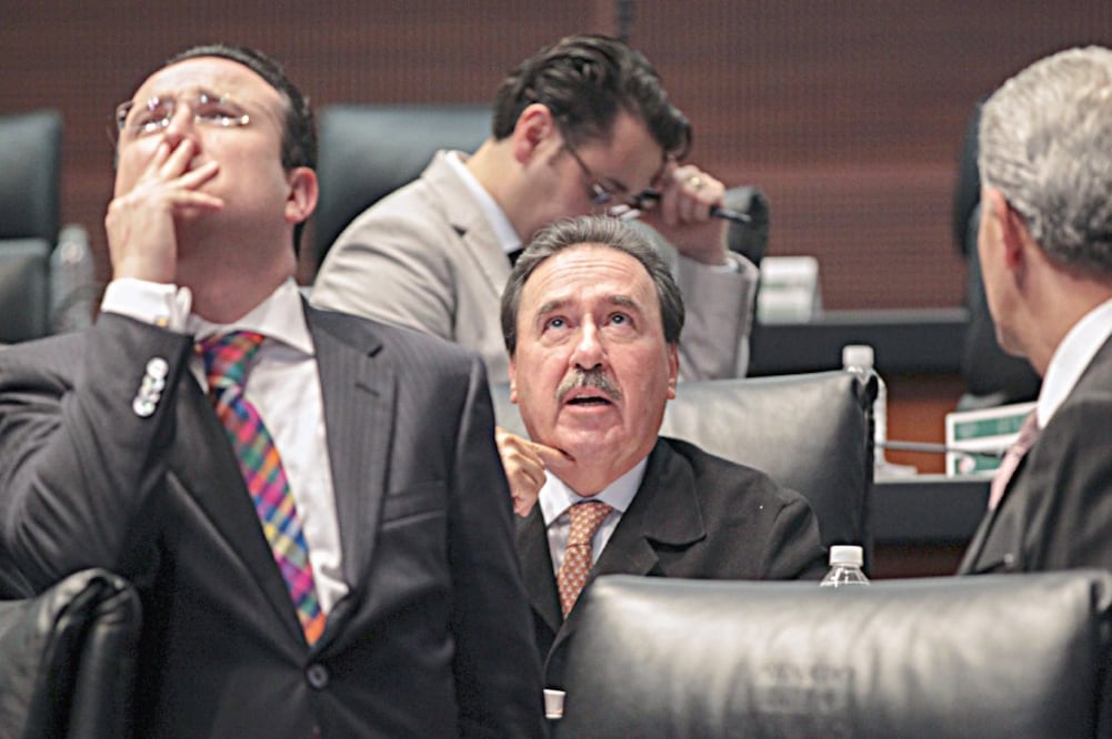 El coordinador del PRI en el Senado, Emilio Gamboa, dijo que México podrá tener comercio con 11 países de Asia-Pacífico (ARCHIVO EL UNIVERSAL)