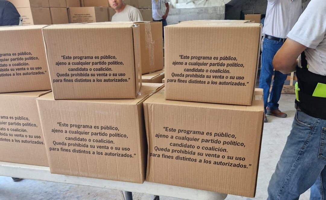 Fue el candidato a la diputado local de Morena por el distrito 20 de Puebla capital, Jose Luis Figueroa, quien denunció la entrega de cientos de despensas. Foto: especial