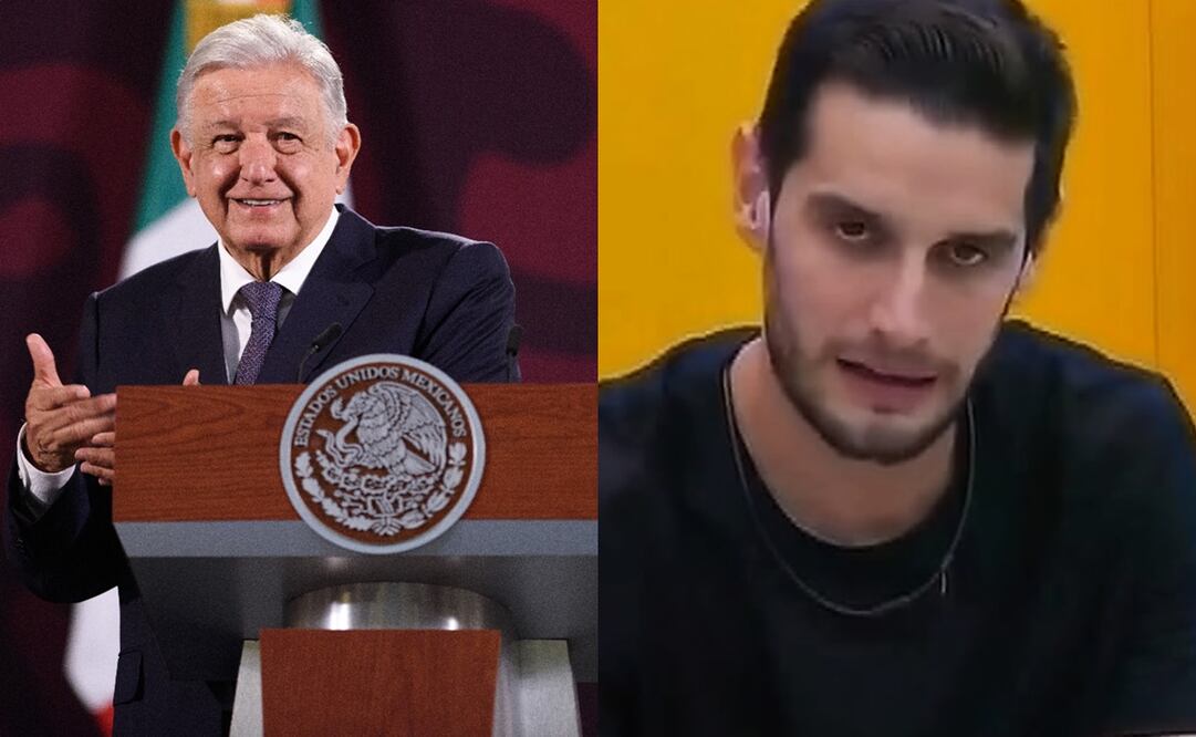AMLO habla de Adrián Marcelo en la mañanera de hoy, jueves 15 de agosto.
Foto: Presidencia e Instagram