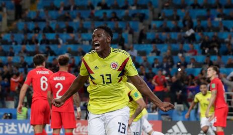 El agónico gol de Mina que le dio vida a Colombia ante Inglaterra