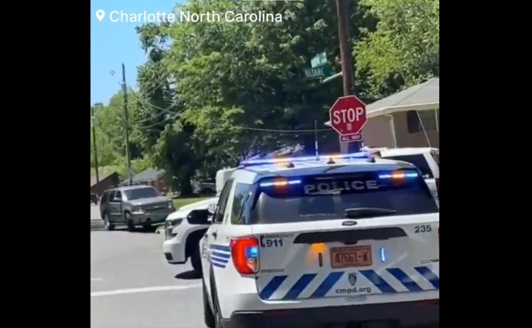 Tiroteo en Charlotte, Carolina del Norte, deja "múltiples víctimas". Foto: captura de pantalla
