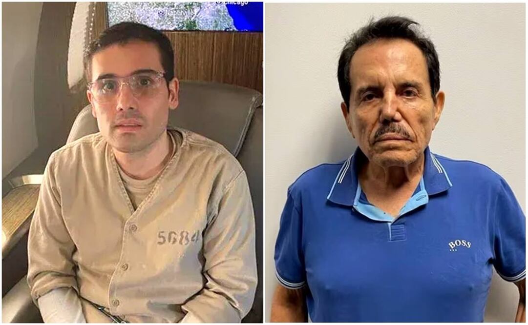 Ovidio Guzmán  e Ismael "El Mayo Zambada". Fotos: EL UNIVERSAL