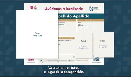 Así es el nuevo fotoboletín de búsqueda de personas desaparecidas que se usará en CDMX