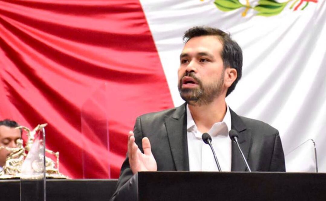 Jorge Álvarez Máynez, coordinador de Movimiento Ciudadano en la Cámara de Diputados. Foto: Twitter @AlvarezMaynez