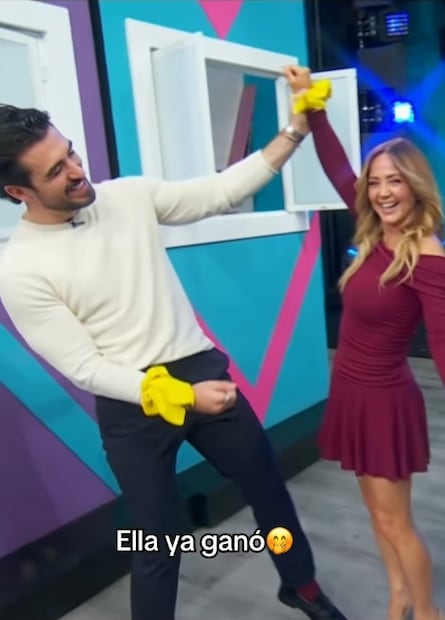 Andrea Legarreta y Luis Carlos Origel en "Hoy". Ambos estarían viviendo ya una historia de amor.