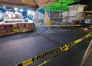 Entre rastros de sangre, militares y veladoras tras balacera, la vendimia no se detiene sobre Rojo Gómez