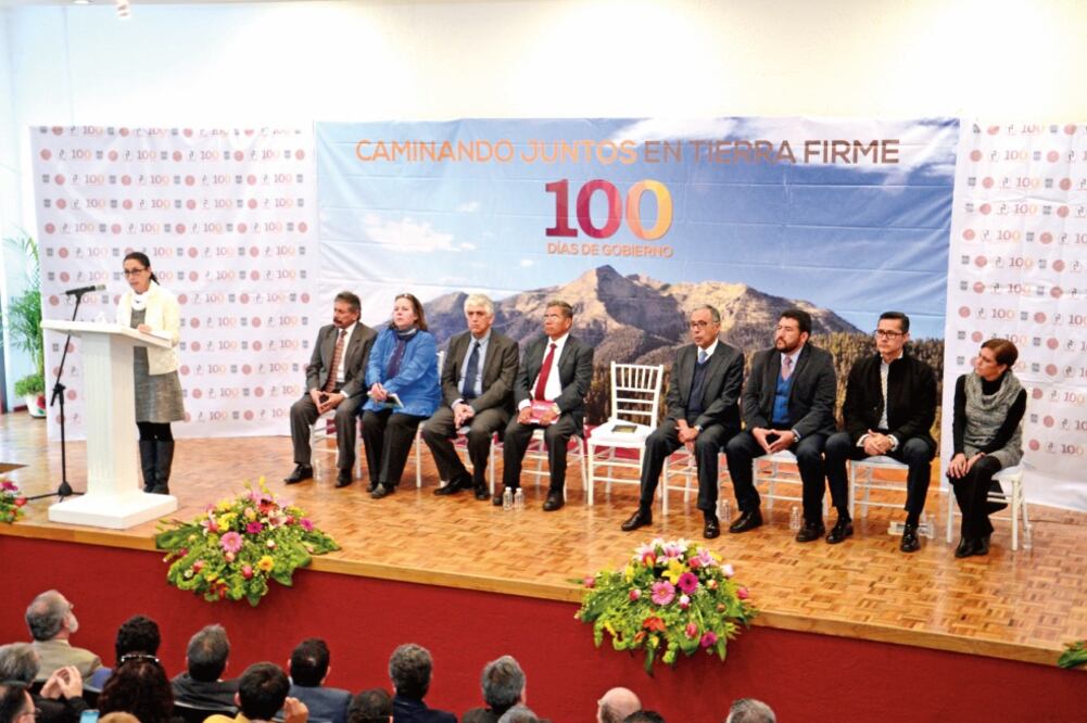 A 100 días de gobierno, la jefa delegacional en Tlalpan rindió su primer informe de labores (ESPECIAL)