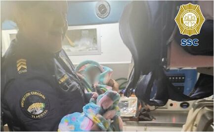¡Heroína! Policía capacitada en primeros auxilios asiste a mujer que dio a luz en un vehículo en Iztacalco: VIDEO