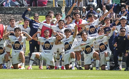 Pumas venció al América en la Sub 21 y así fue su picante celebración en el Clásico Capitalino