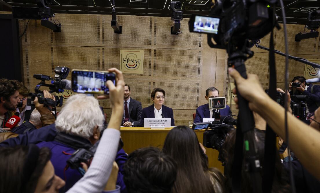 Laurence des Cars, directora del Museo del Louvre.
Foto: EFE/ Yoan Valat