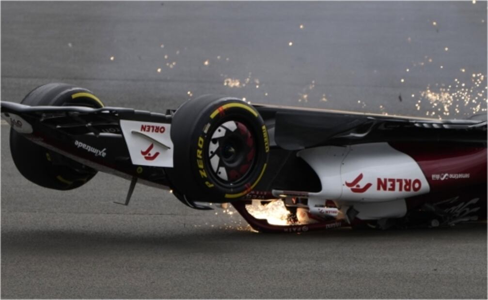 El impactante accidente de f1 en fotos