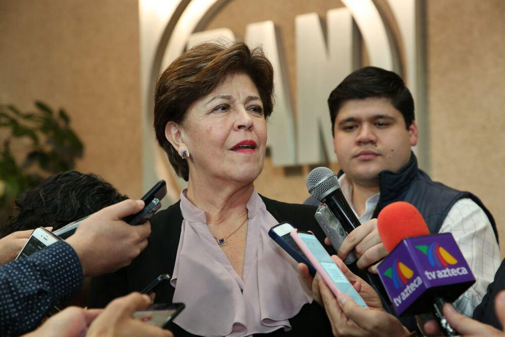 La presidenta de la Comisión Electoral de Acción Nacional, Cecilia Romero. Foto: Especial   