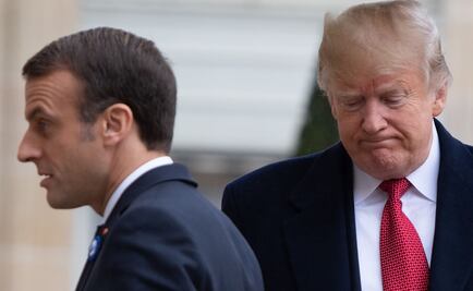 Trump se burla de baja popularidad de Macron tras propuesta de ejército europeo