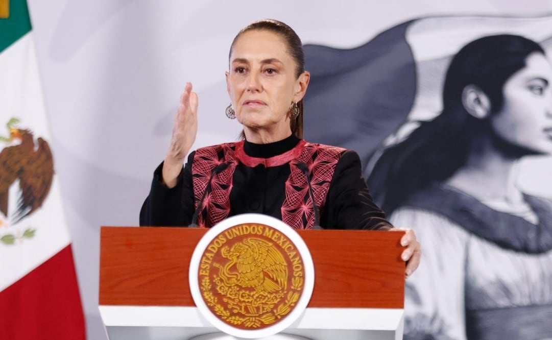 La presidenta Claudia Sheinbaum en la “Mañanera del Pueblo” el 2 de septiembre de 2026 en Palacio Nacional. Foto: Diego Simón Sánchez/ EL UNIVERSAL