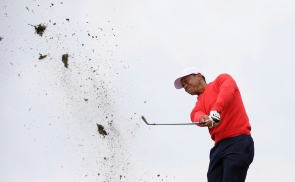 Abraham Ancer pierde ante Tiger Woods en la President's Cup