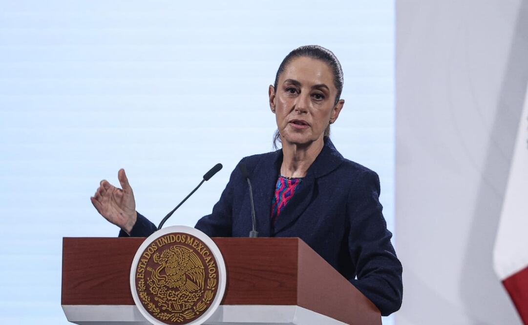 Conferencia mañanera de la presidenta Claudia Sheinbaum desde el Palacio Nacional. Foto: Gabriel Pano / EL UNIVERSAL