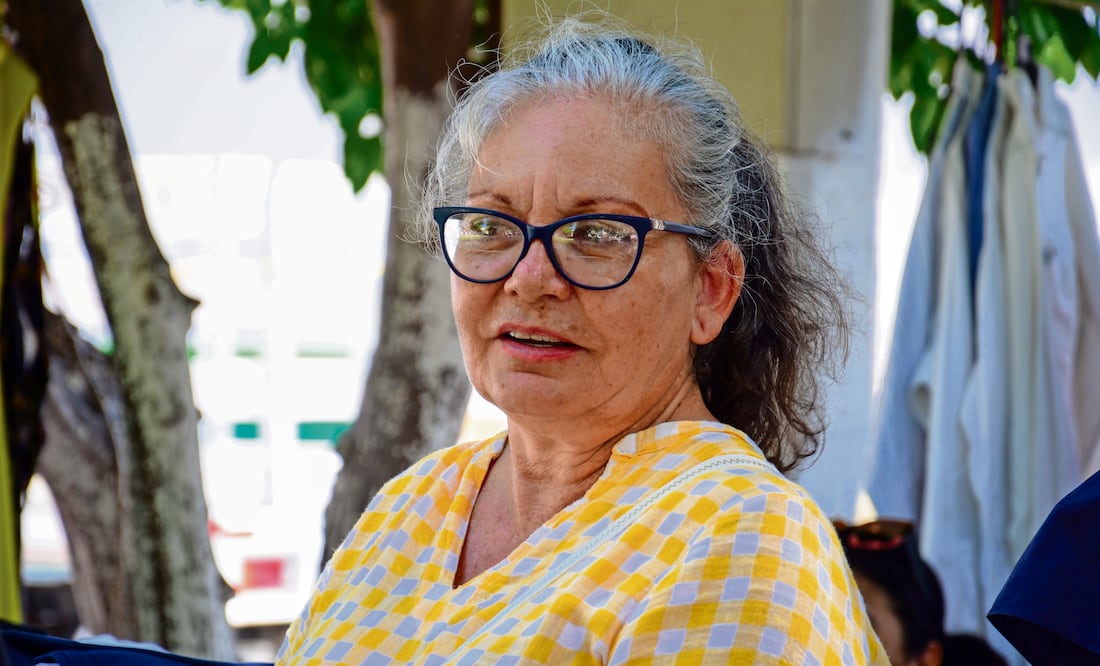 Mónica Real Rivera, vecina del municipio de Ures, relata la tragedia familiar que vive. Foto: Especial