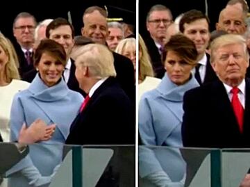 La sonrisa forzada de Melania a Donald Trump inunda las redes