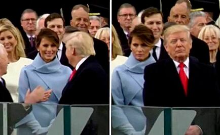 La sonrisa forzada de Melania a Donald Trump inunda las redes