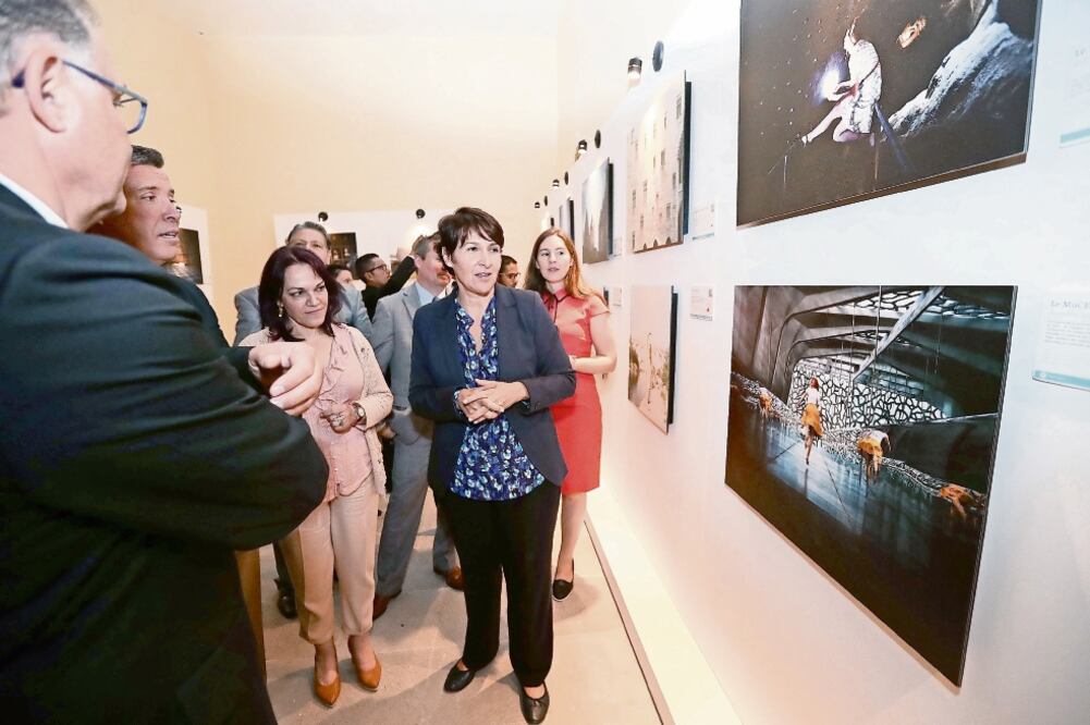 Anne Grillo, embajadora de Francia en México, inauguró la Casa de Francia en Guanajuato (ARIEL OJEDA. EL UNIVERSAL)