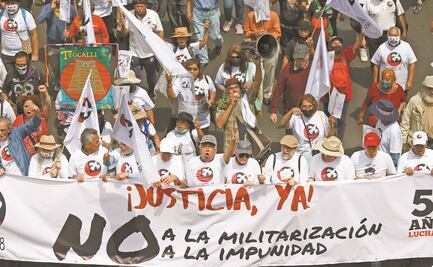 En marcha del 2 de octubre llaman a no militarizar al país