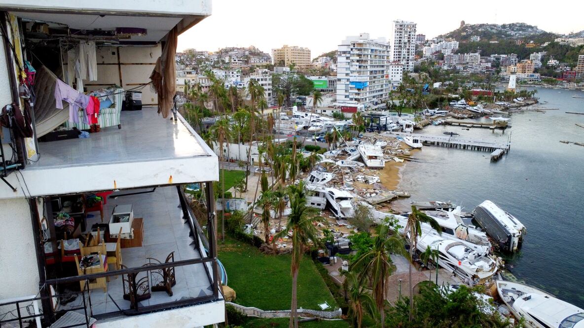 Daños de huracán Otis alcanzan los 2 mil 152 millones de dólares. Foto: Diego Prado/ EL UNIVERSAL