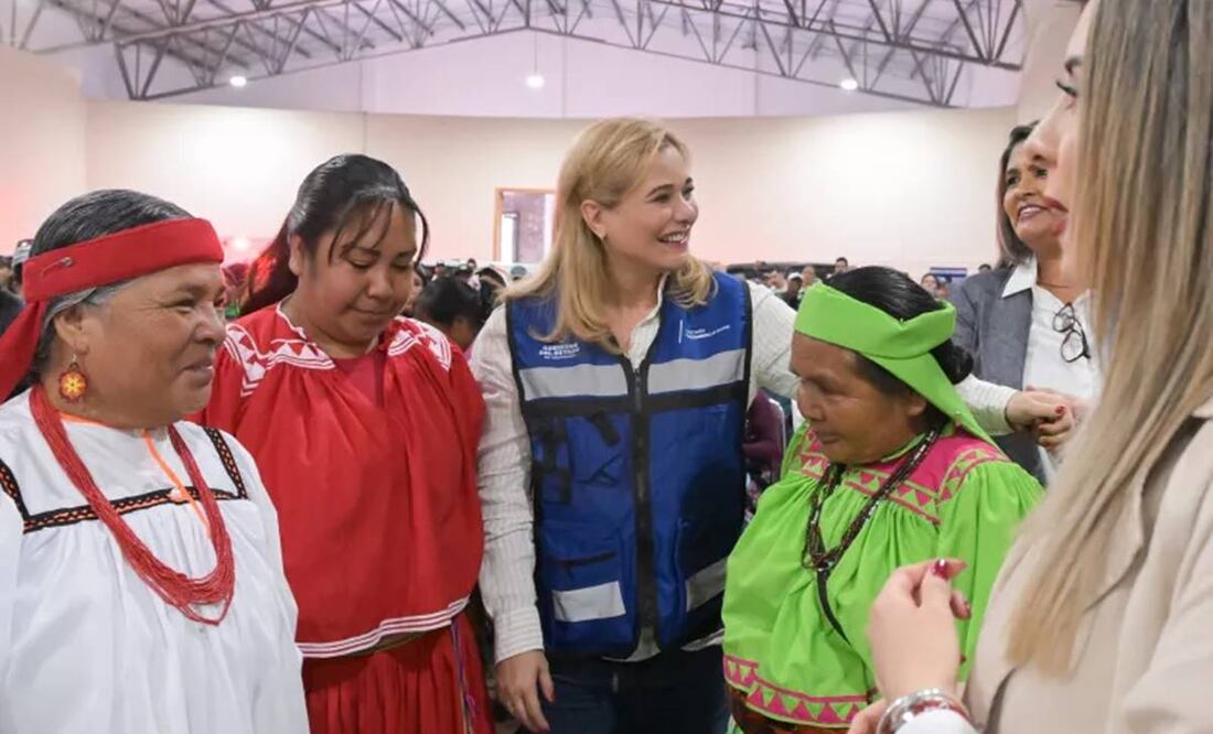Maru Campos, gobernadora de Chihuahua, destaca apoyos a habitantes / Foto: Especial