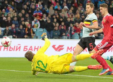 Rusia empata 3-3 con Bélgica con gol en los descuentos