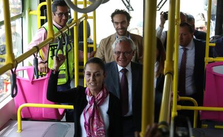 Sheinbaum da banderazo a 18 nuevas unidades de RTP