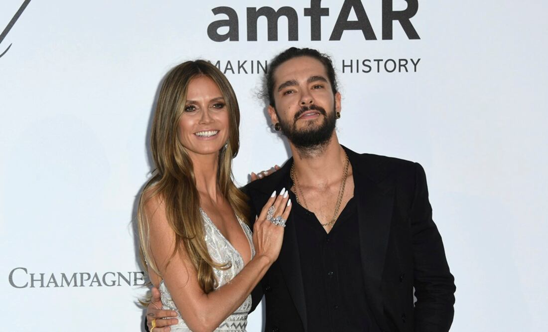 Heidi Klum y Tom Kaulitz. Foto: Archivo
