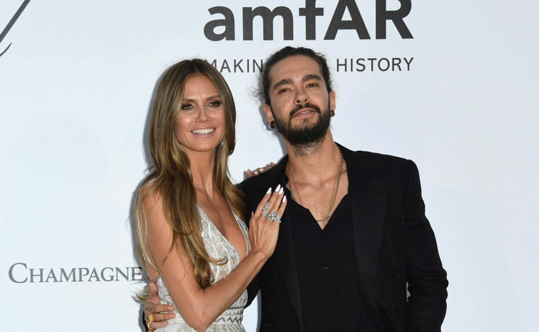 Heidi Klum y Tom Kaulitz. Foto: Archivo