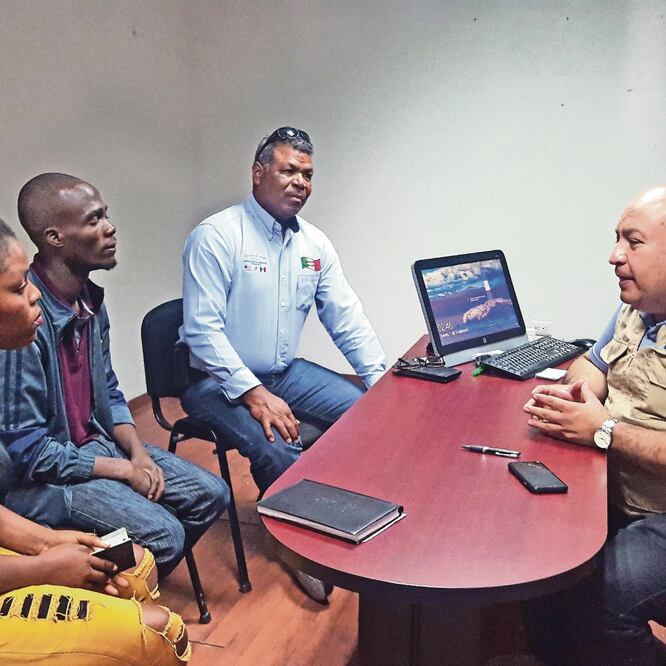 El delegado del Instituto Tamaulipeco para Migrantes dijo que al final los centroamericanos reconocieron que no formaban parte del contingente. ESPECIAL