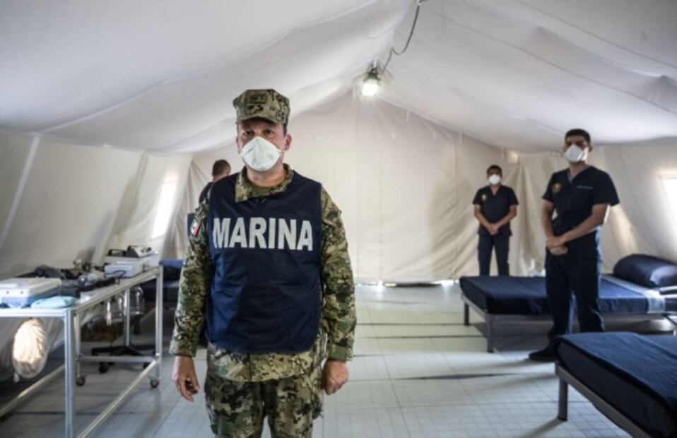 En dos meses Semar atiende en centro Covid a 60 personas