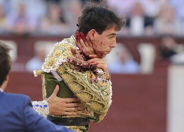 Torero Jiménez Fortes sufre terrible cornada en Madrid