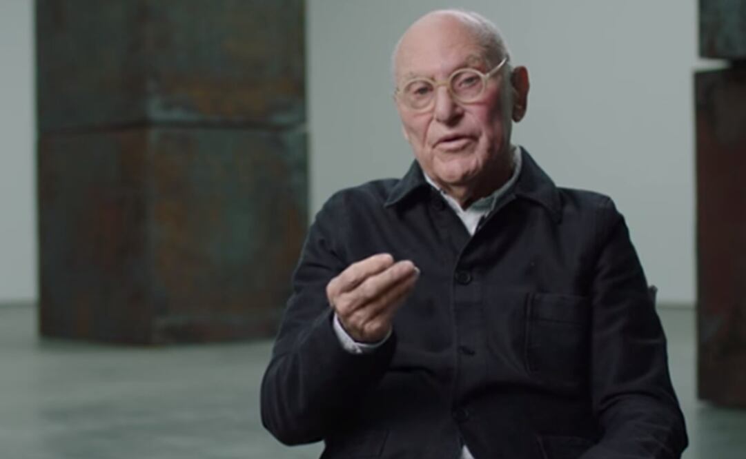 El artista Richard Serra. Foto: Vía Youtube MoMA.