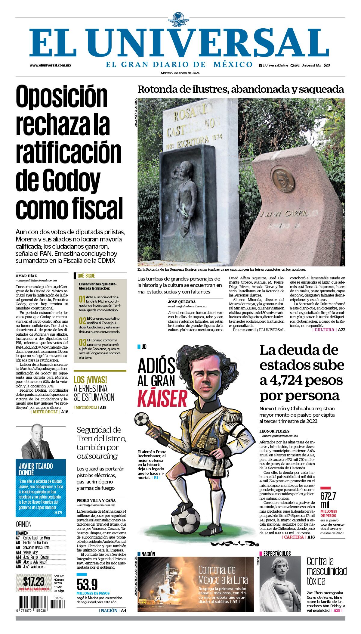 Portada impresa