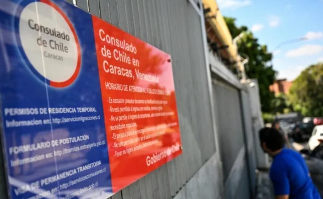 Chile cierra consulados en Venezuela. Foto: AFP