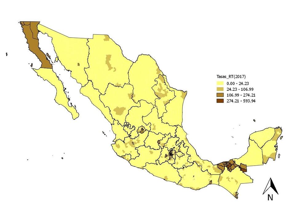 Comportamiento y focalización de los robos a transeúnte durante 2017