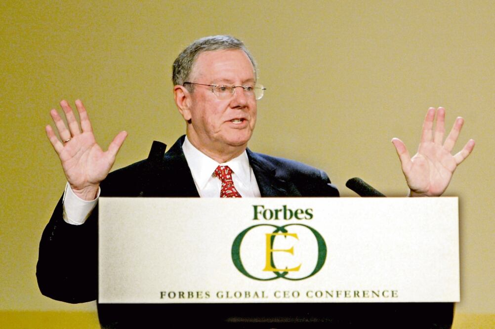 Steve Forbes, presidente y editor en jefe de Forbes Media, en la Conferencia Internacional de Inversiones Sura 2015 (ARCHIVO EL UNIVERSAL)
