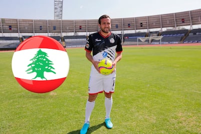 Jerónimo Amione jugaría con la selección de Líbano