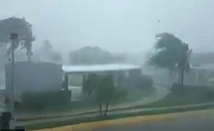 “Jova” deja inundaciones y caída de árboles en Mazatlán