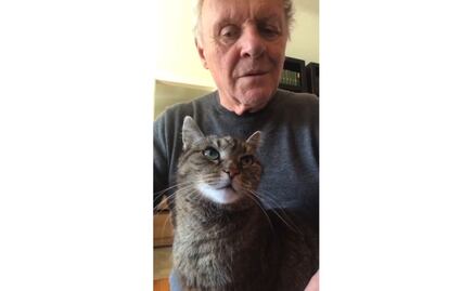 Anthony Hopkins toca el piano para su gato Niblo