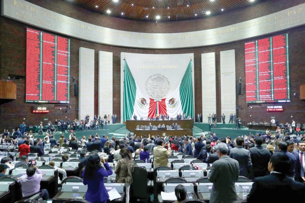 La Cámara de Diputados entra al debate en lo general, pero no hay exposiciones en contrapunto. Todos están de acuerdo con crear la Guardia (ARIEL OJEDA. EL UNIVERSAL)