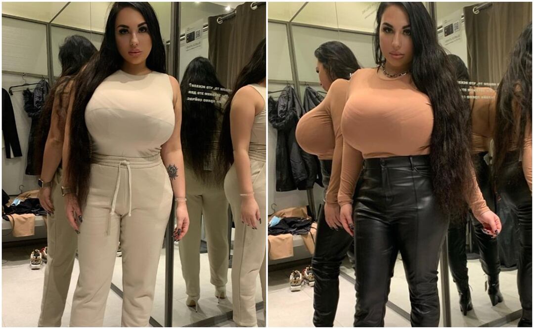 La modelo debe mandar a hacer sus brasieres porque en el mercado normal no los consigue. Foto: Instagram: @artdikaya_