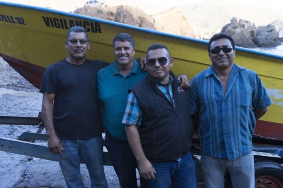 Pesca de erizos y choros en Baja California