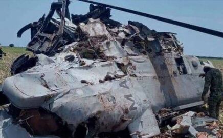 Inspeccionan área donde cayó helicóptero de la Marina que dejó 14 fallecidos en Sinaloa