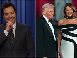 Jimmy Fallon se burla de Trump tras querer cambiar nombre de Golfo de México; llama “Hey, Siri” a Melania